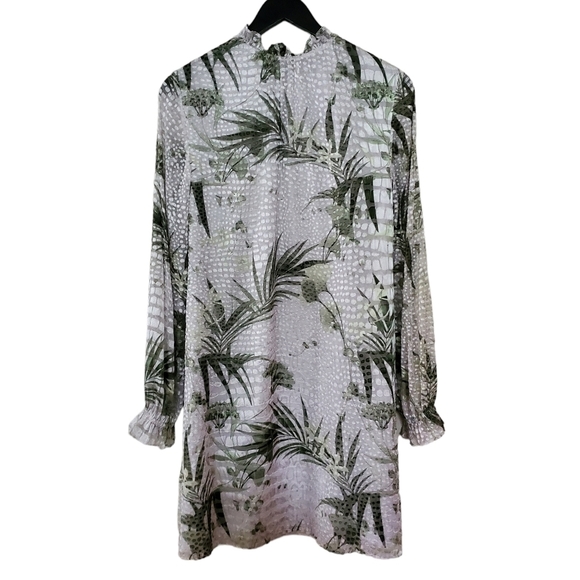 Ted Baker London Glimmah  Highland Swing Mini Dress Size US 4- 6 - Picture 4 of 15
